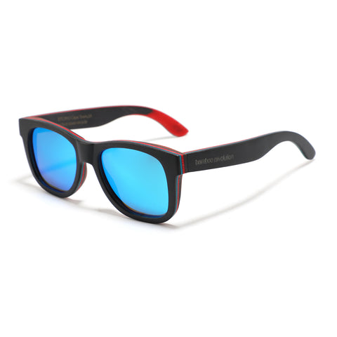 The Skateboard Decking Range - Polarized Sunglasses - ocean blue lens