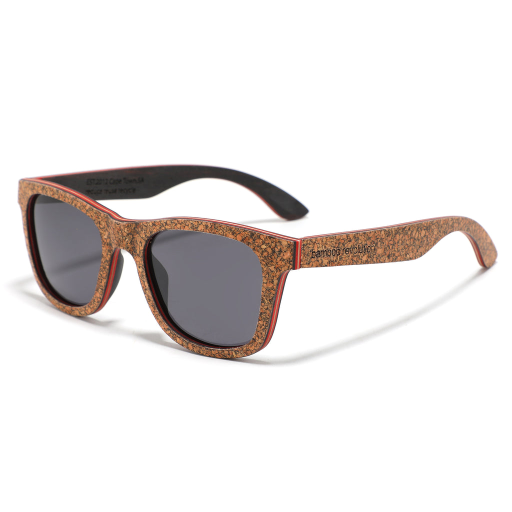 The Alt. Range - Polarized Sunglasses - Cork, black lens