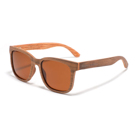 The Alt. Range - Polarized Sunglasses - Walnut, brown lens