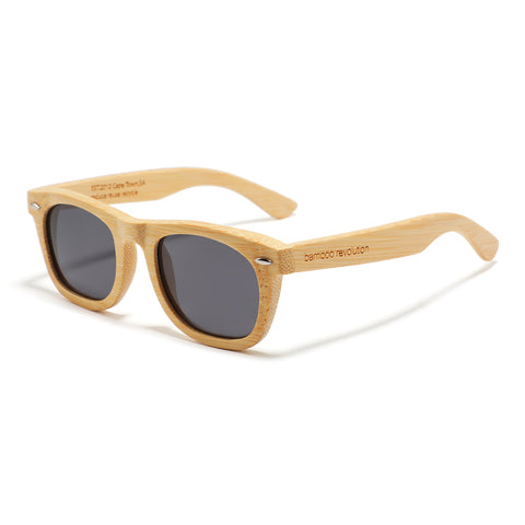 The Rise - Polarized Sunglasses - Bamboo, black lens